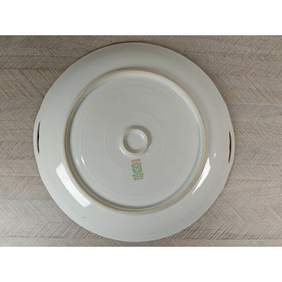 Noritake Savoy Handled Porcelain Serving Tray 10" Floral Gold Trim Vintage Japan - Picture 2 of 8